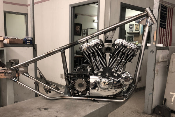 Gasbox Chopper Rigid Frame for Evo Sportster's