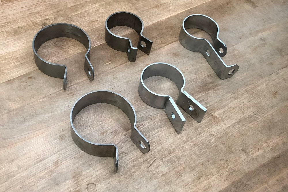 1965-76 XL exhaust clamp set