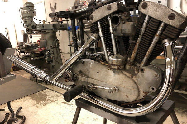 1957-65 Sportster 2 into 1 Head pipe