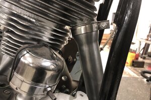1948-65 Panhead Front Exhaust Pipe
