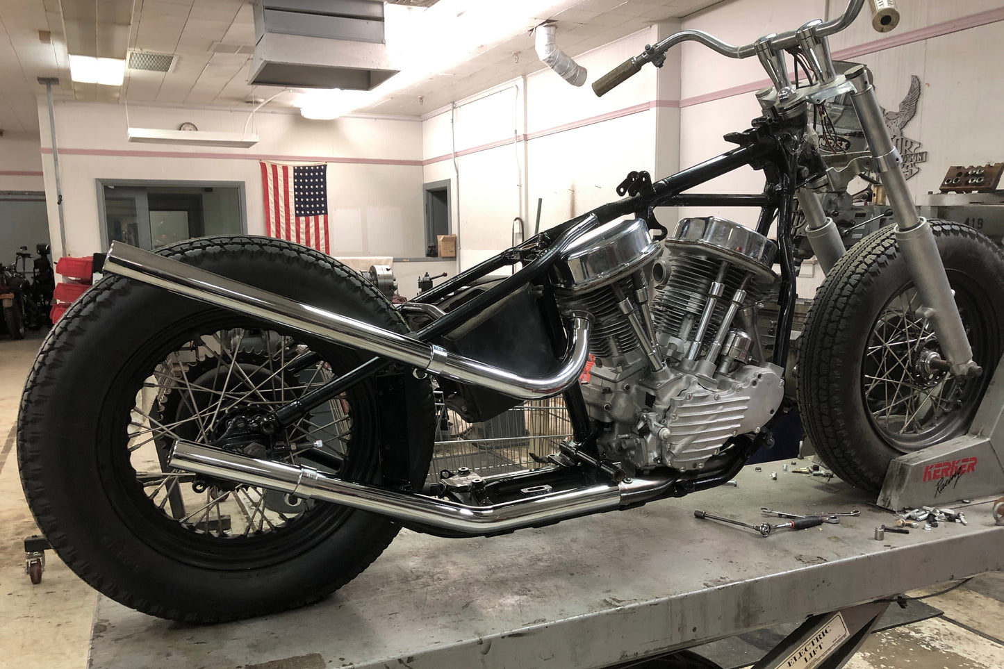 Panhead UpSweep Complete Exhaust
