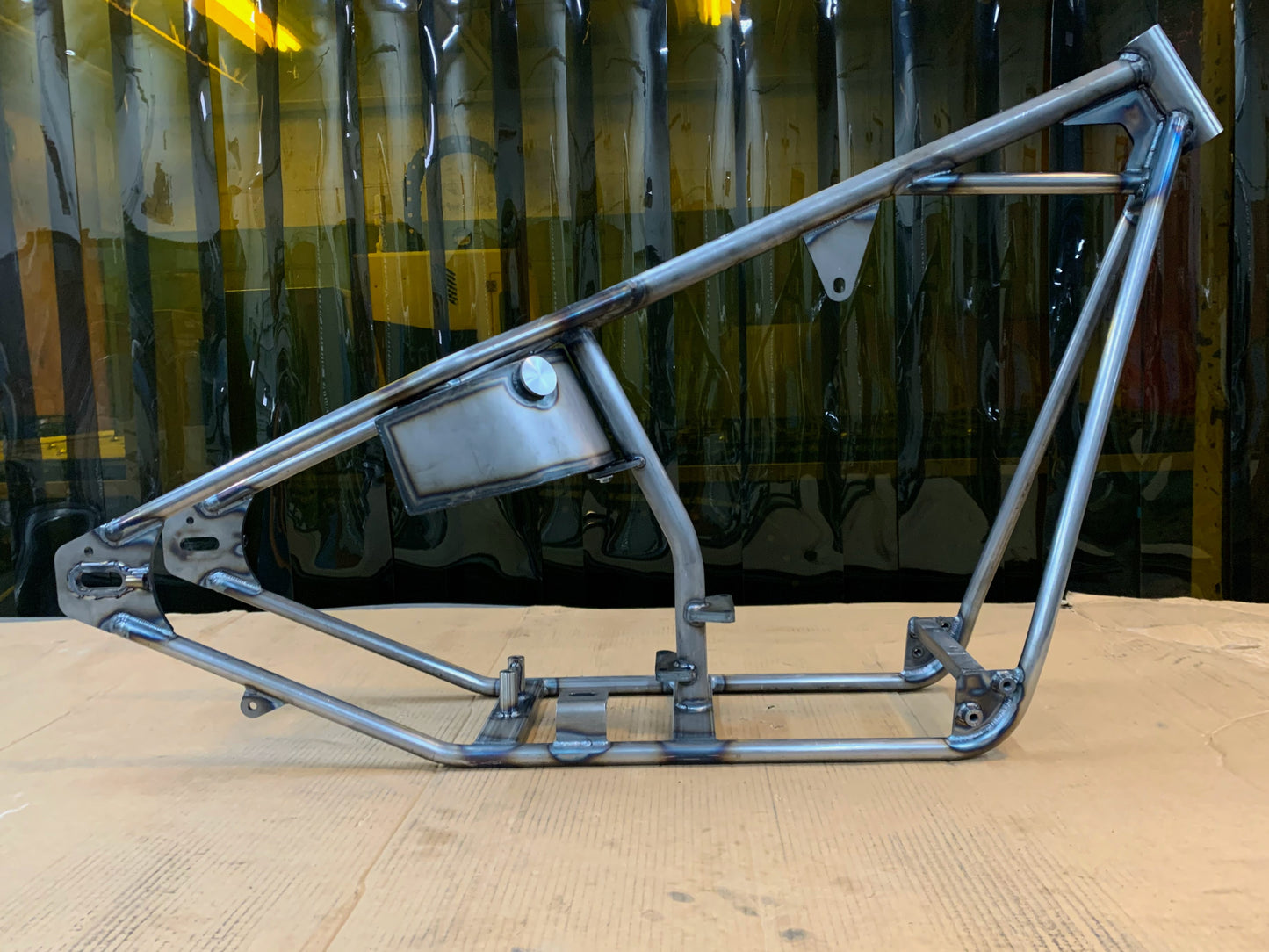 chopper fahrradrahmen Gasbox Chopper Big Twin Frame 5 Speed FRISCO MOUNT