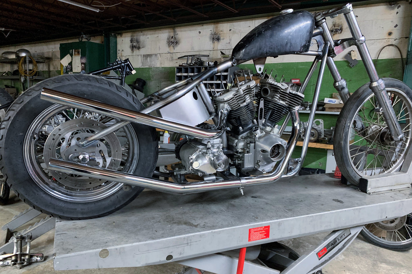 Shovelhead Upsweep Exhaust