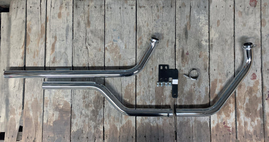 Shovelhead Upswept Shotgun Exhaust