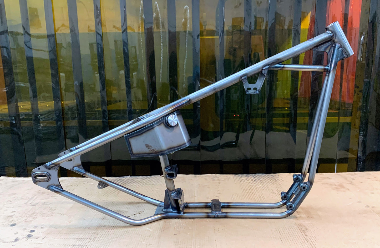 Gasbox Chopper Rigid Frame for Evo Sportster's