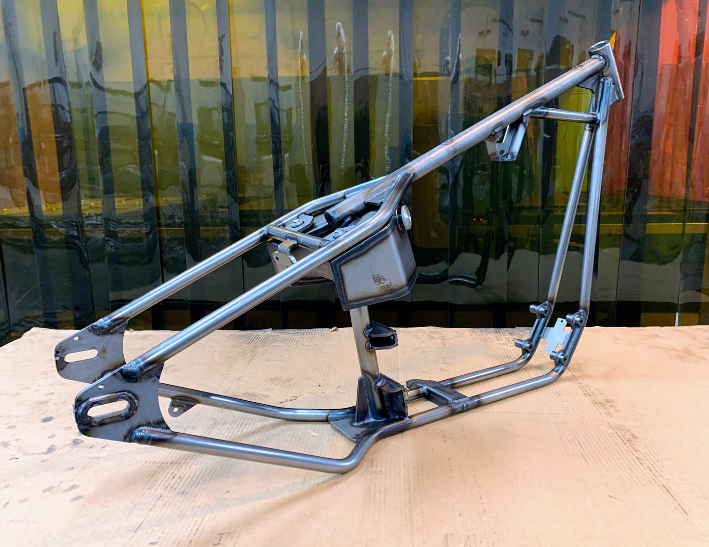 Gasbox Chopper Rigid Frame for Evo Sportster's