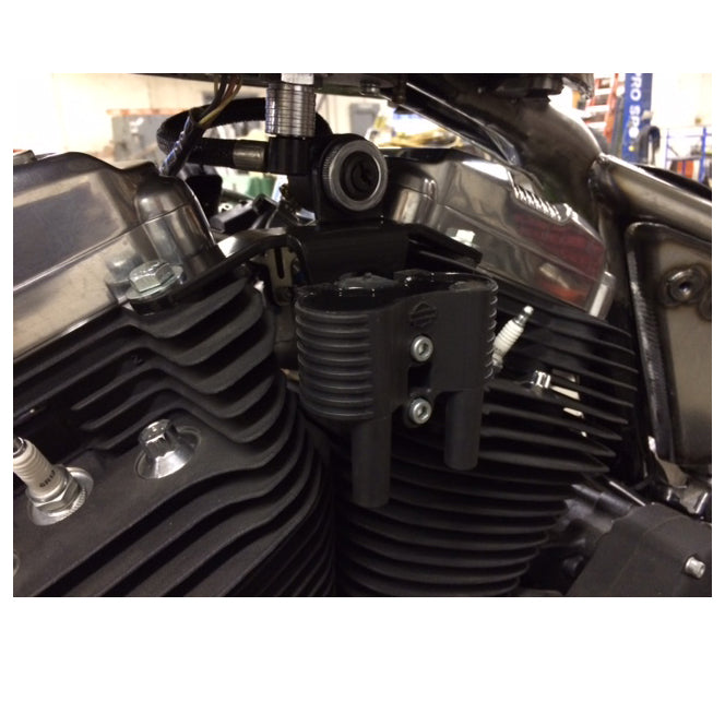 Top Motor Mount with Coil and OEM key switch Mount for 2007 and up Sportster