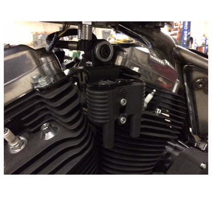 Top Motor Mount with Coil and OEM key switch Mount for 2007 and up Sportster