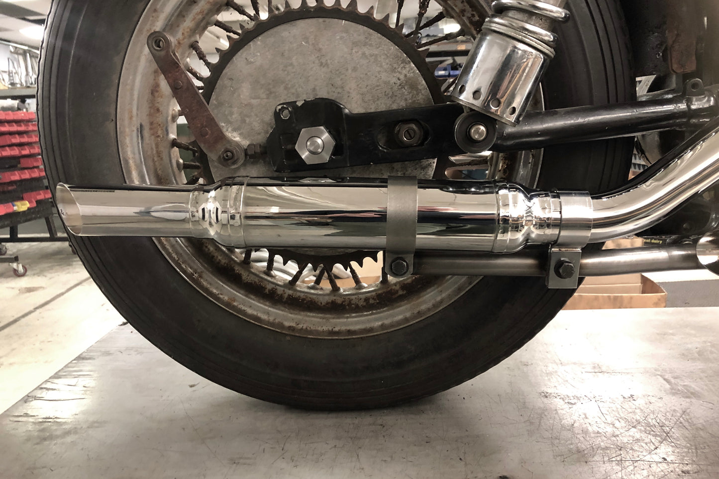 1962-64 XL Head Pipe Set