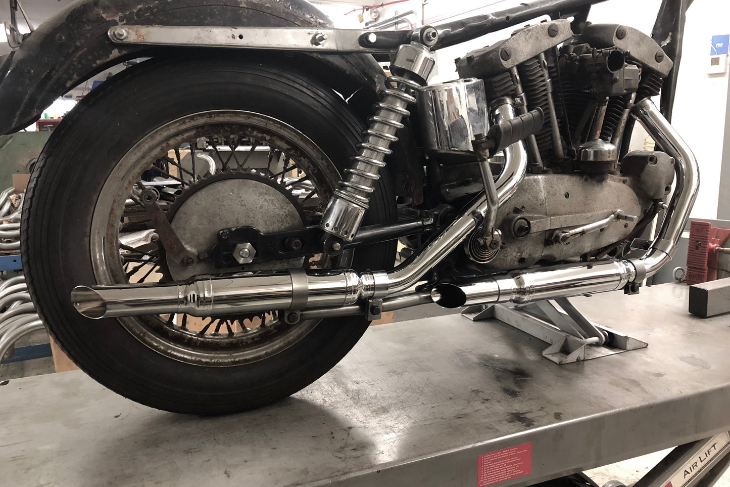 1962-64 XL Head Pipe Set