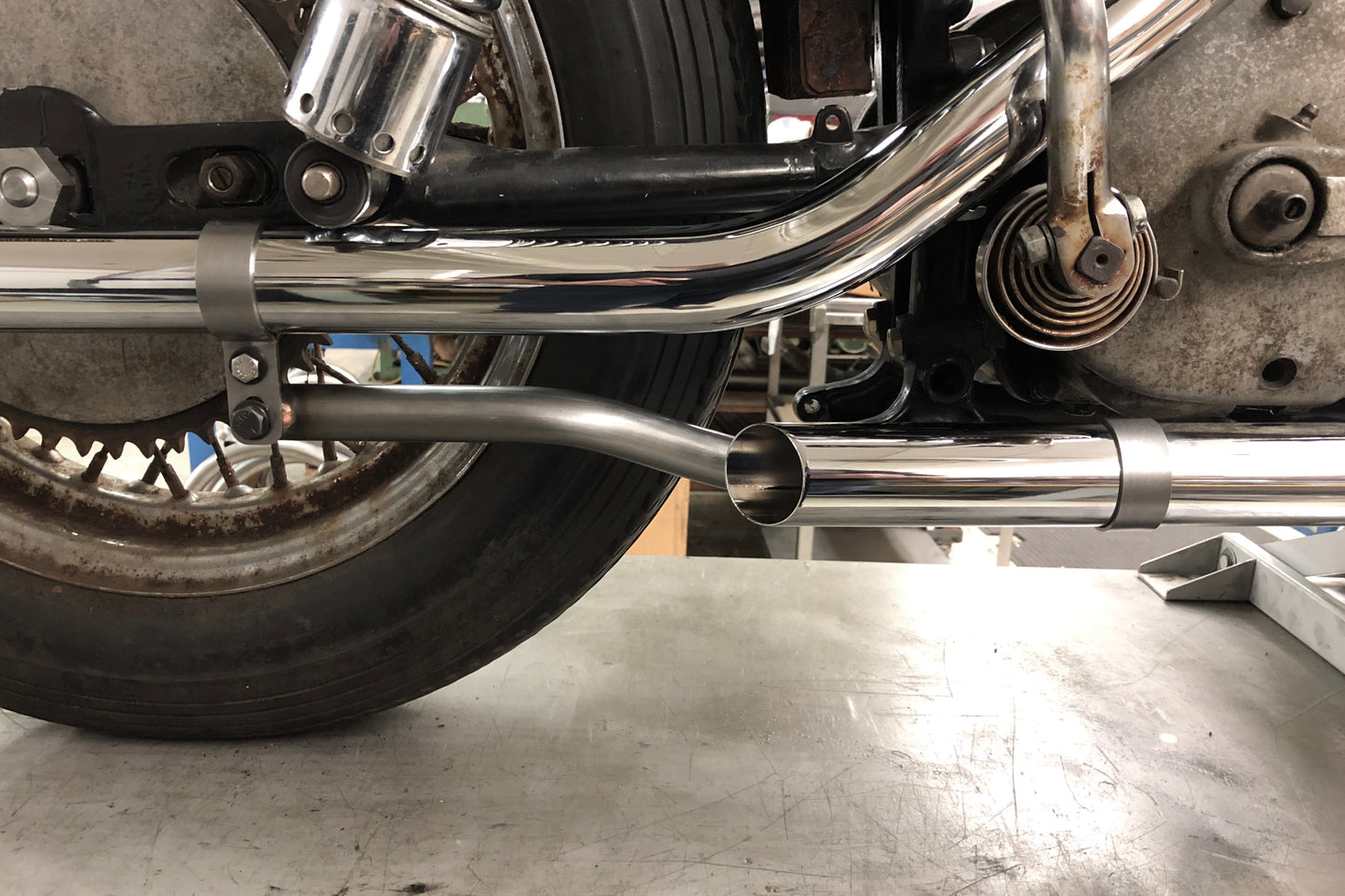 Ironhead Drag pipe mounting set