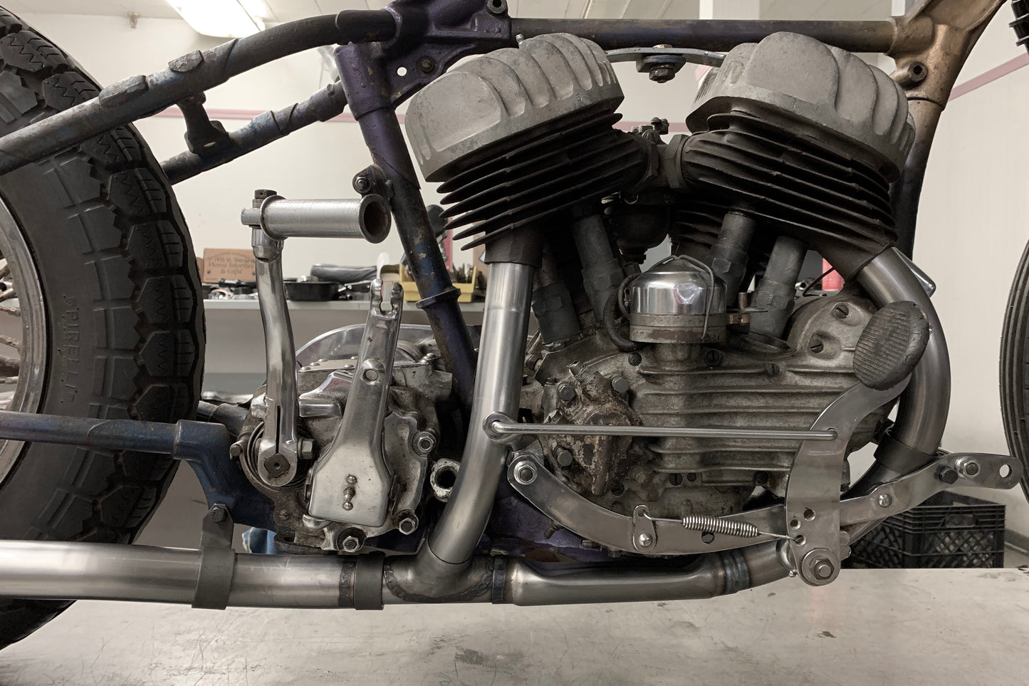 45" Flathead Exhaust set