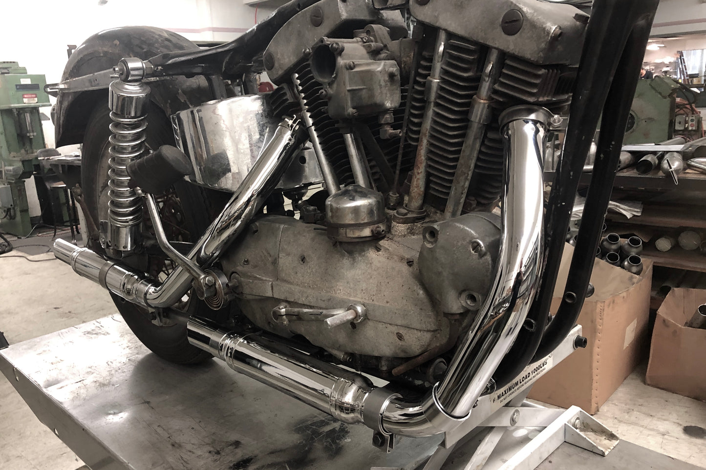 1962-64 XL Head Pipe Set