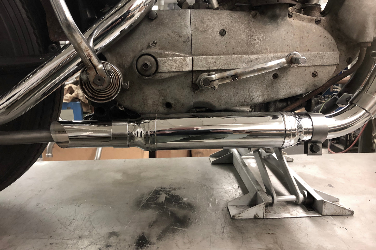 1962-64 XL Head Pipe Set