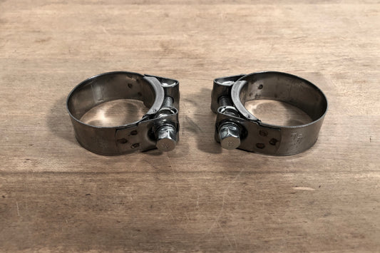 Ironhead Exhaust port clamps