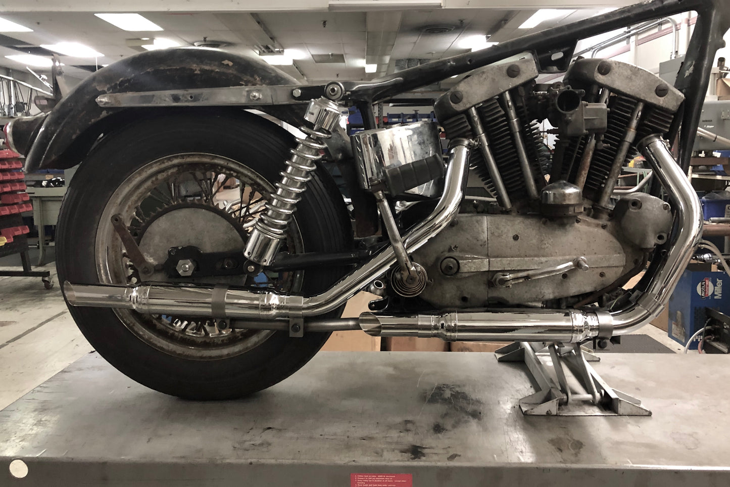 1962-64 XL Head Pipe Set