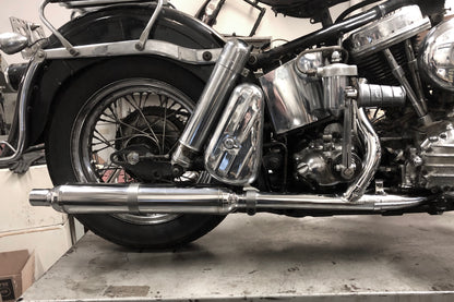 1958-1964 Big Twin Pan Swingarm Exhaust