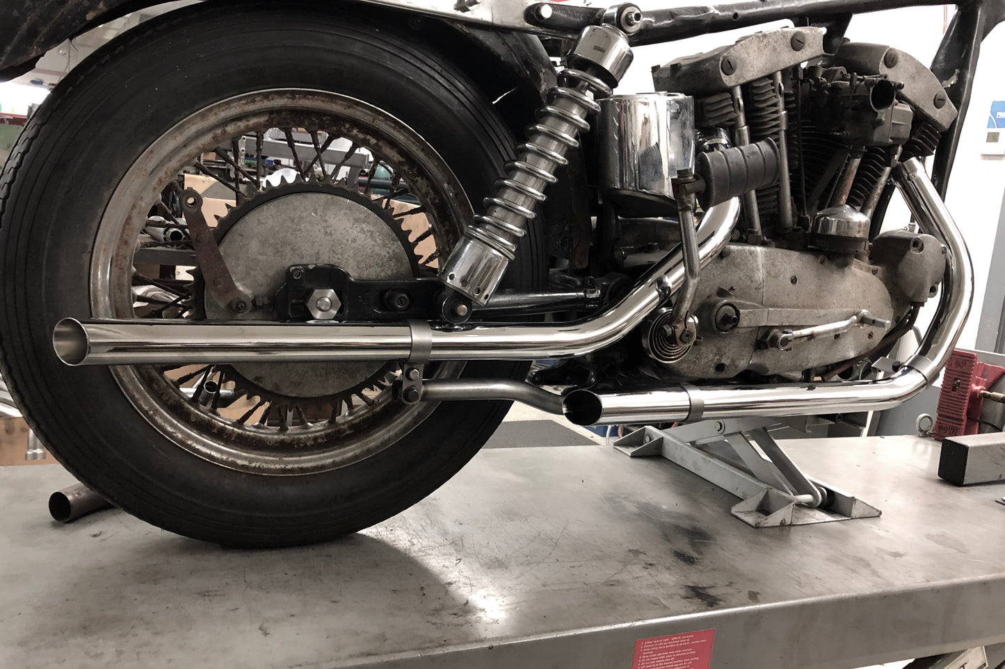 Ironhead Drag pipe mounting set