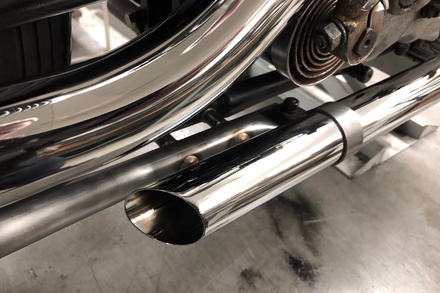 Ironhead Drag pipe mounting set