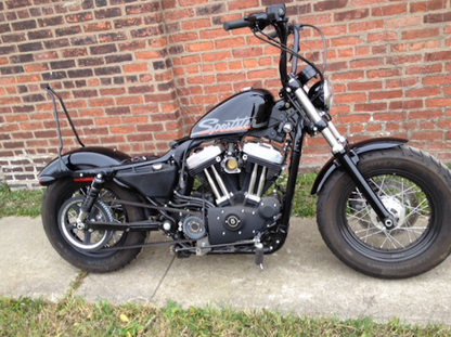Sissy Bar - The Chopper Bolt On for 2004 and up Sportsters