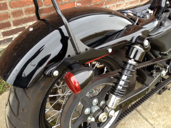 Sissy Bar - The Chopper Bolt On for 2004 and up Sportsters