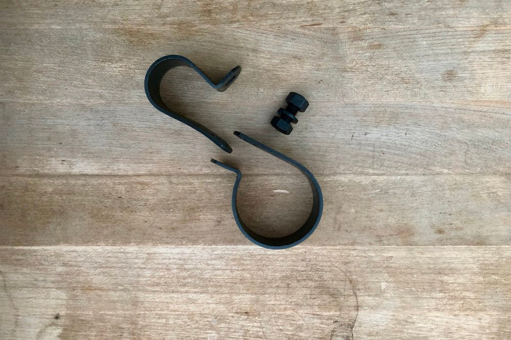 EL & FL Panhead & Knucklehead Front pipe to frame clamp set
