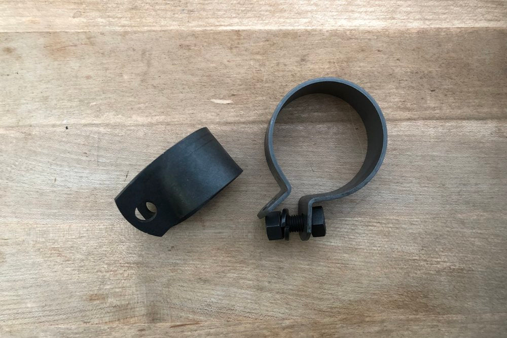 1954-57 Panhead true dual frame clamps