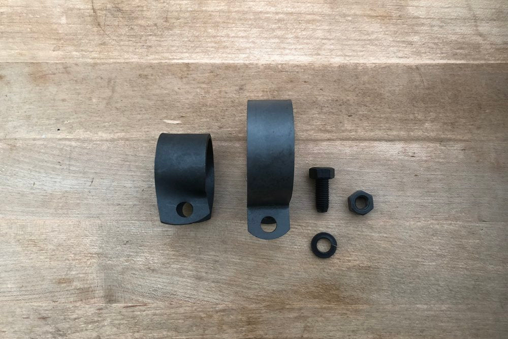 1954-57 Panhead true dual frame clamps