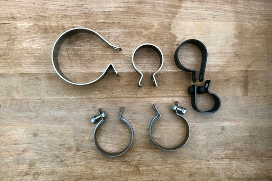 1958-64 Panhead complete clamp set
