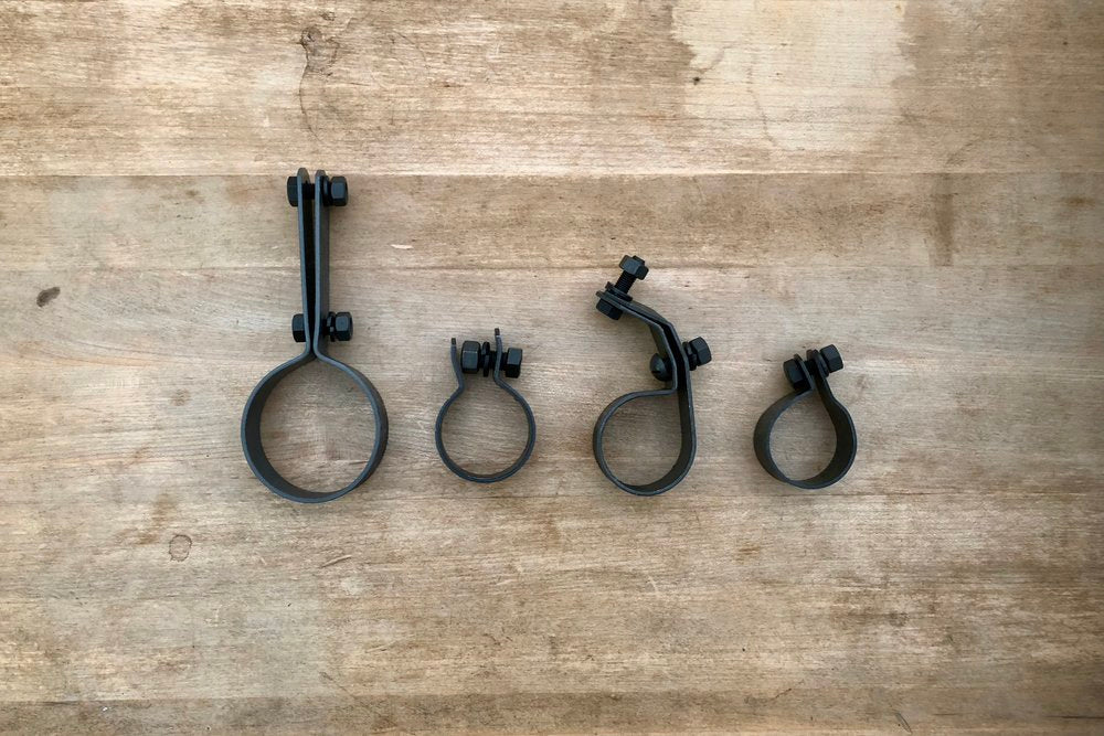 45" Flathead Complete clamp set