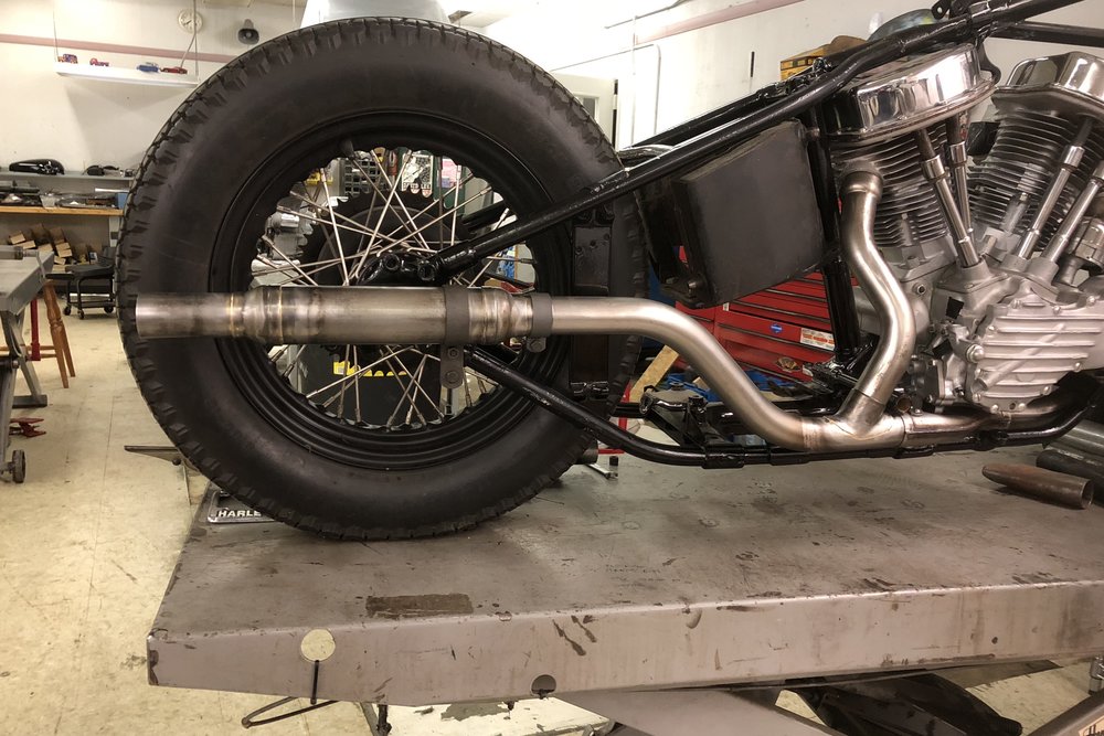 1936-1957 Upsweep Y pipe