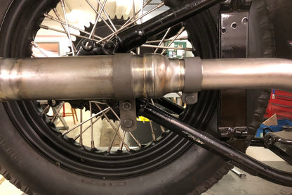 Panhead upsweep exhaust set, 4 piece