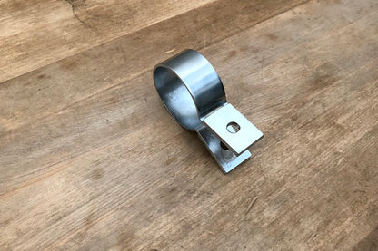 1962-76 Sportster Muffler to pipe spot weld clamp