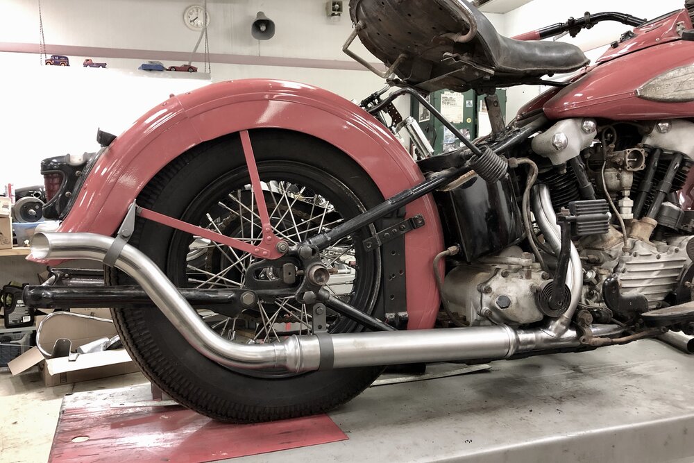 1936-40 UL/EL Upsweep Muffler
